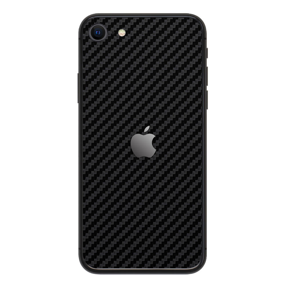 iPhoneSE 2nd Generation 3rd Generation Black Carbon Back Cover