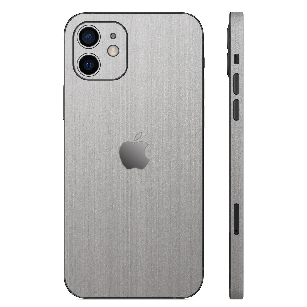 iPhone13 Pro Silver Brushed Metal